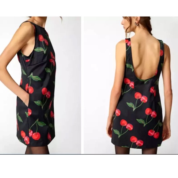 URBAN OUTFITTERS | Cherry Mini Dress Size M NWT - Picture 1 of 3